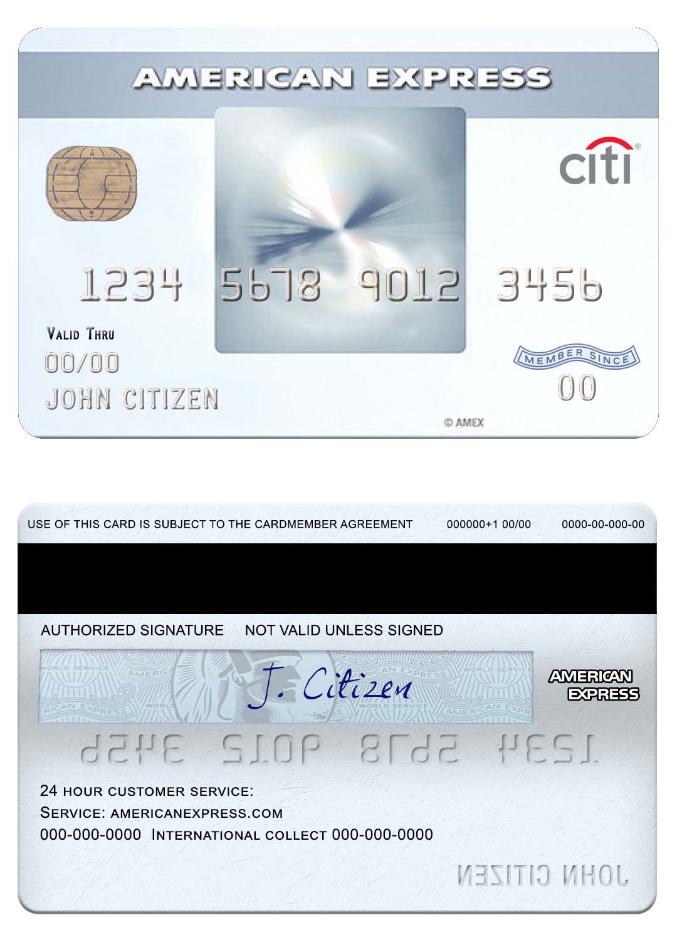 USA CITIbank amex everyday® credit card